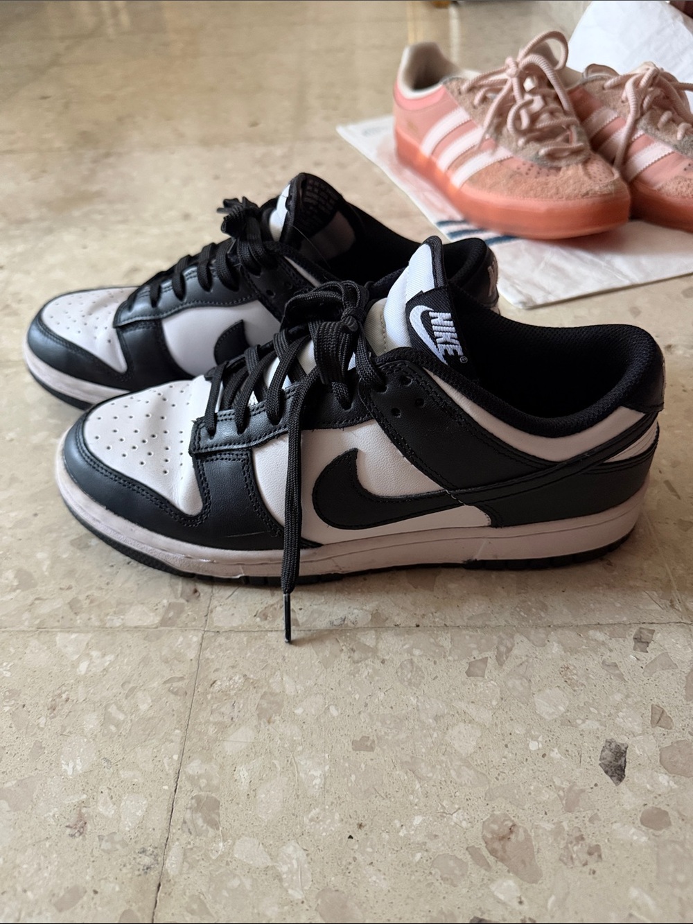 Nike Black and White Low-Top Sneakers